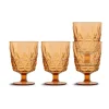 Picknick Juni plastglas 4-pack, Amber^Sagaform Outlet
