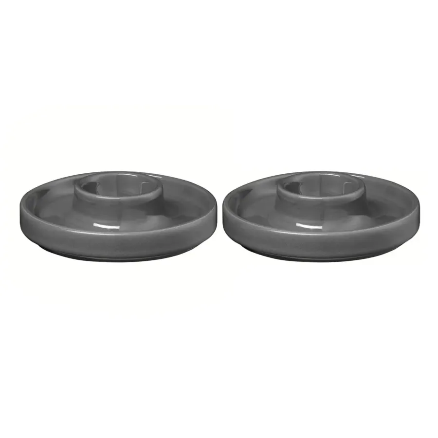 Pilar äggkopp Ø10,4 cm 2-pack, Pewter^Blomus Outlet
