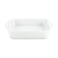 Ugnsformar-Pillivuyt kvadratfat vit, 17x17 cm