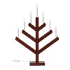 Pine adventsljusstake 62 cm, Röd^Scandi Living Outlet