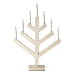 Adventsljusstakar-Scandi Living Pine adventsljusstake 62 cm, Vitlaserad