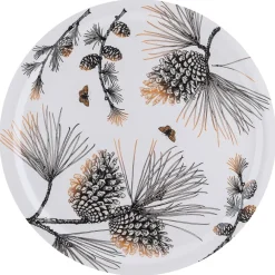 Pine Cone bricka Ø 49 cm, Cotton white^Åry Home Discount