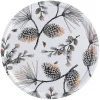 Brickor-Åry Home Pine Cone bricka Ø 65 cm, Cotton white