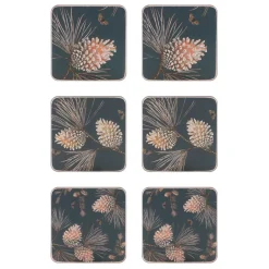 Pine Cone glasunderlägg 6-pack, Thunder^Åry Home Online