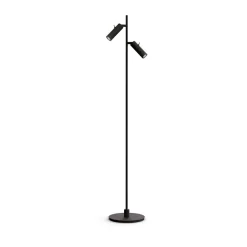 Pipeline golvlampa, Mattsvart, dubbel^Herstal Outlet