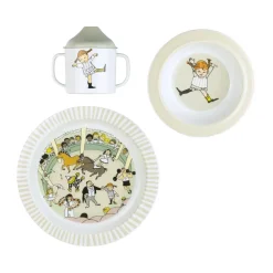 Serviser & Startset|Barnserviser-Rätt Start Pippi Cirkus barnservis 3 delar, Multi