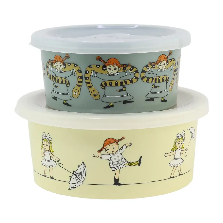 Matlådor-Rätt Start Pippi Cirkus snackbox 2-pack, Multi