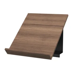 Tidningsförvaring-Pira G2 tidskriftshylla, Valnöt-svartgrå