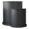 Trädgårdsdetaljer & Tillbehör·Utekrukor|Utekrukor-DBKD Plant pot kruka large 2-pack, Black