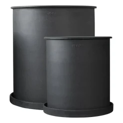 Trädgårdsdetaljer & Tillbehör·Utekrukor|Utekrukor-DBKD Plant pot kruka large 2-pack, Black