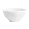 Frukostskålar-Pillivuyt Plissé skål 50 cl, Vit