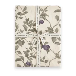 Barnsängkläder|Underlakan-Garbo&Friends Plum Muslin dra-på-lakan, 70x140x20 cm