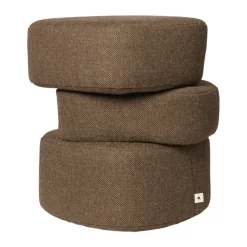 Plyo staple sittpuff, Dark brown^Ferm Living New