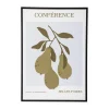 Poire poster med ram 52x72 cm, Poire-black pine^Bloomingville