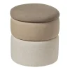 Sittpuffar-Broste Copenhagen Pond puff 42 cm, Beige shades