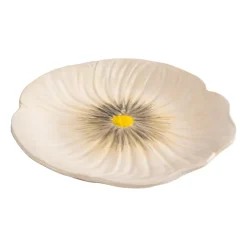 Assietter-Byon Poppy assiett 20,5x21 cm, Beige