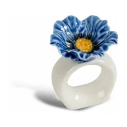 Poppy servettring 2-pack, Blå^Byon Best