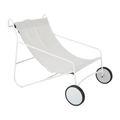 Poul Chair loungefåtölj, Vit^Brafab Outlet