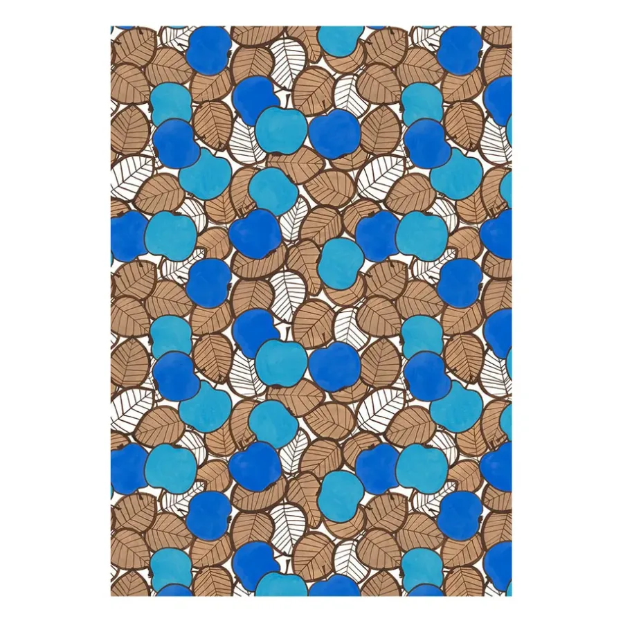 Päppel tyg, Grön-blå^Arvidssons Textil New