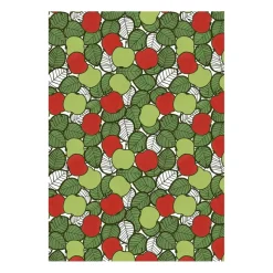 Päppel tyg, Grön-röd^Arvidssons Textil Hot