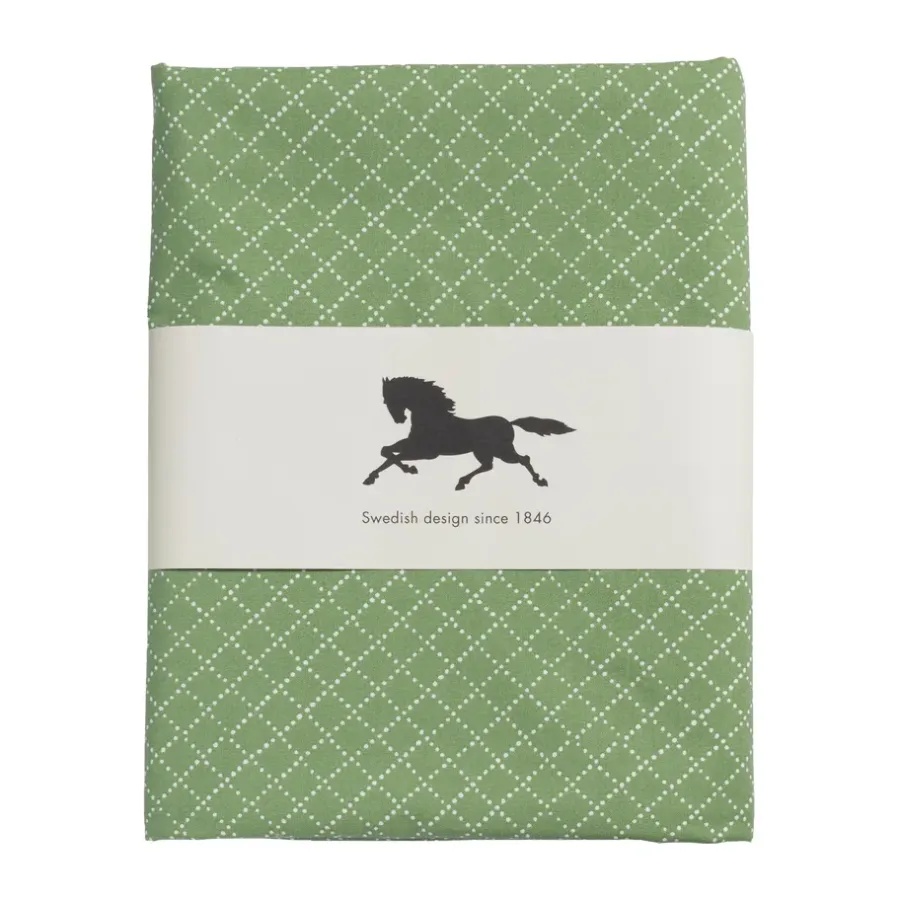 Prickruta bordsduk 145x250 cm, Grön^Almedahls Hot