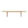 Matbord-GUBI Private matbord 100x320 cm, Ljusbetsad ek