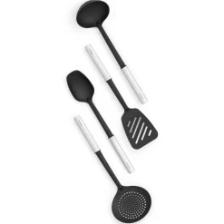 Slevar & Skedar-Brabantia Profile köksredskap set non-stick, Rostfritt stål