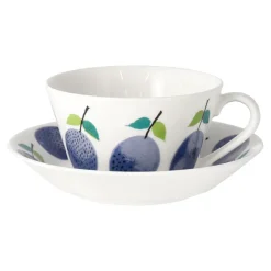 Prunus tekopp med fat Ø15,3 cm, 25 cl^Gustavsbergs Porslinsfabrik Outlet