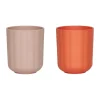 Barnmuggar|Plastmuggar-OYOY Pullo kopp 2-pack, Rose-apricot