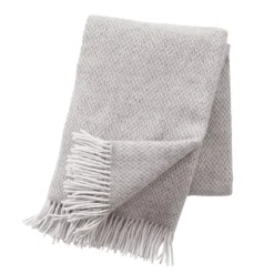 Pulse ullpläd, sand (begie)^Klippan Yllefabrik Hot