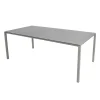 Utebord·Matbord Utomhus|Matbord Utomhus-Cane-line Pure bordsskiva 100x200 cm, Concrete grey