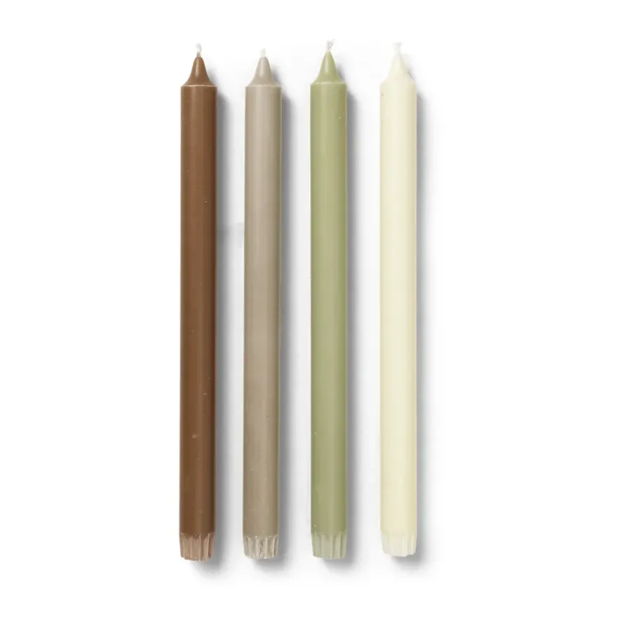 Ljus-Ferm Living Pure candles 4-pack, Botanic blend