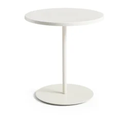 Loungemöbler·Soffbord Utomhus|Soffbord Utomhus-HAY Pyro soffbord Ø45 cm, Eggshell-cream white