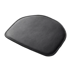 Stolsdynor-FDB Møbler R5 Nøje J46 sittdyna, Black leather