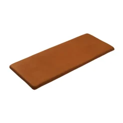 Stolsdynor-FDB Møbler R6 Radius sittdyna 45x109 cm, Cognac leather