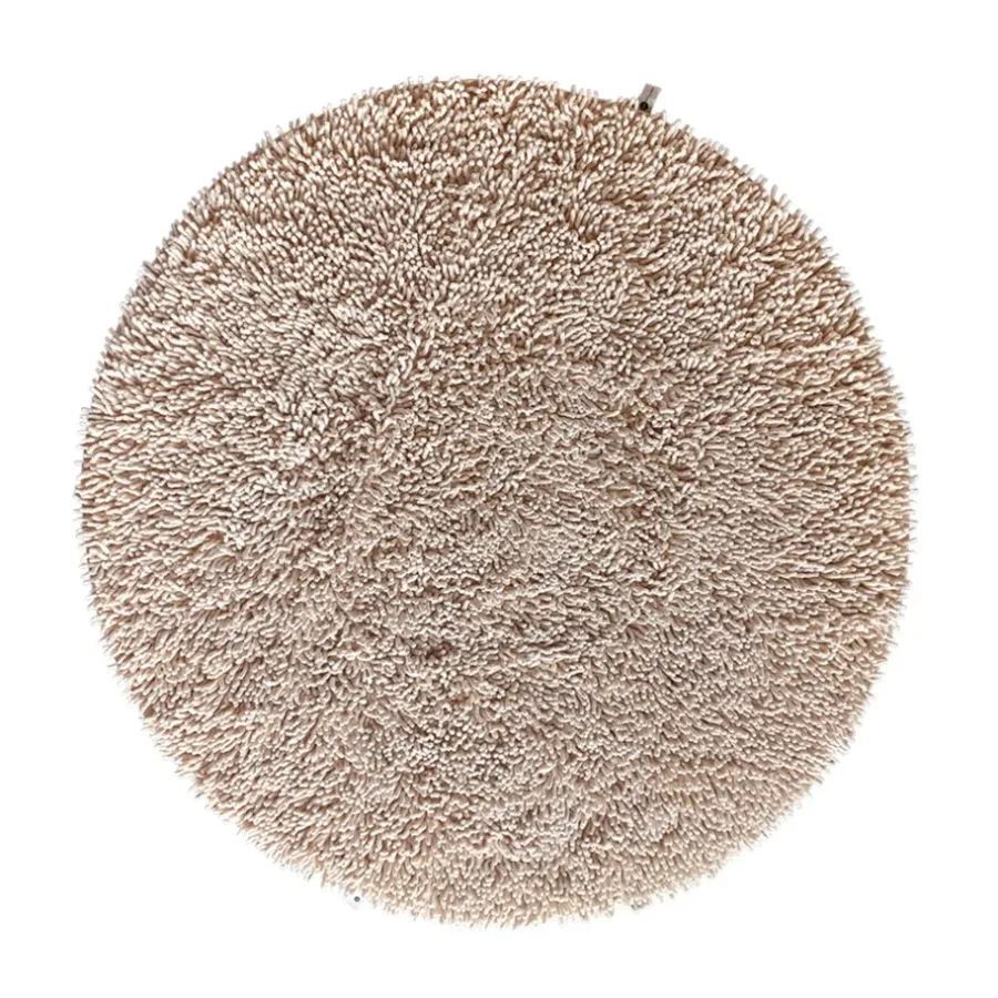 Runda Mattor|Ullmattor-Etol Design Rasta matta rund Ø120 cm, Natur