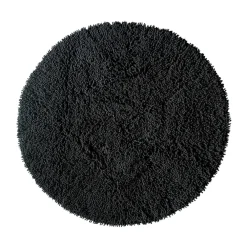 Runda Mattor|Bomulls- & Trasmattor-Etol Design Rasta matta rund Ø120 cm, Svart