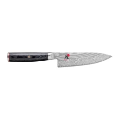 Raw 5000FCD kockkniv gyutoh 16 cm, Damaskus-svart^Miyabi Discount