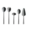 Serveringsbestick-Aida Raw serveringsbestick 5 delar, Svart