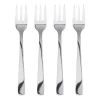 Raw tårtgaffel 4-pack, Blankpolerat rostfritt stål^Aida New