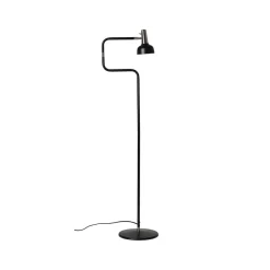 Ray Golvlampa, svart, nickeldetaljer^CO Bankeryd Online