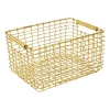 Rectangular 15 förvaringskorg, Mässing^KORBO Best