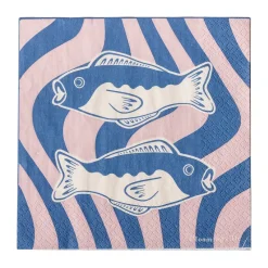 Remy papperservett 20-pack, Blå^Bloomingville Clearance