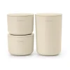 ReNew förvaringsburkar 3-pack, Soft Beige^Brabantia New