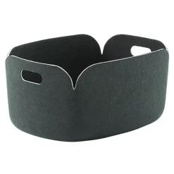 Restore förvaringskorg, Dark green^Muuto Outlet
