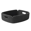 Restore tray förvaringskorg låg, Black melange (svart)^Muuto