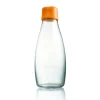 Vattenflaskor-Retap glasflaska 0,5 l, Orange