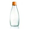 glasflaska 0,8 l, orange^Retap