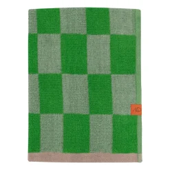 Retro handduk, Classic green, 70x133 cm^Mette Ditmer Online