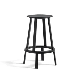 Barstolar-HAY Revolver barpall, Black, low